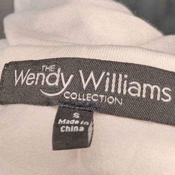 Wendy Williams Collection White Top Size Small NWT - Picture 3 of 5